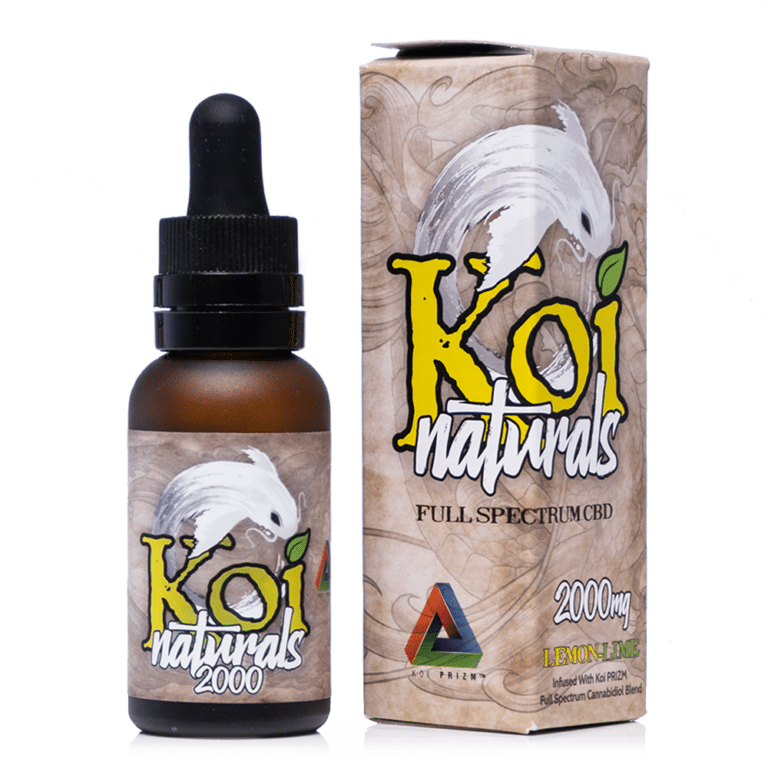 Koi Naturals Hemp Extract CBD Tincture | Lemon-Lime – 2000mg - SA ...